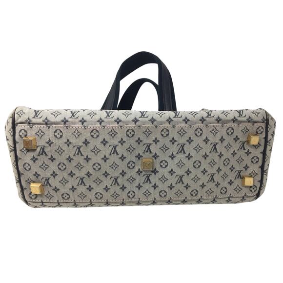 Louis Vuitton Navy Monogram Mini Lin Josephine GM Satchel - Picture 4 of 16